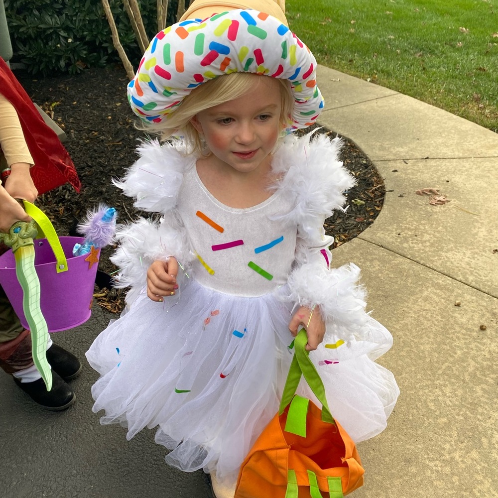 White 4T Costume Dress
